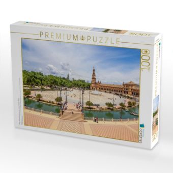 Produktbild: CALVENDO Puzzle Plaza de Espa&ntilde;a ist einer der bekanntesten Pl&auml;tze | 1000 Teile Lege-Gr&ouml;&szlig;e 64x48cm Foto-Puzzle f&uuml;r gl&uuml;ckliche Stunden