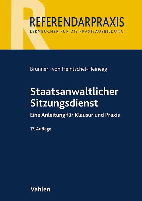 Produktbild: Staatsanwaltlicher Sitzungsdienst