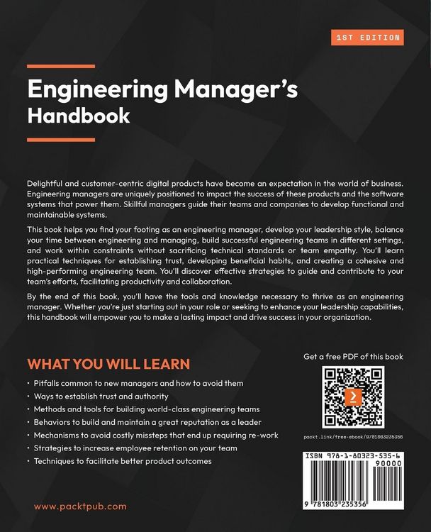 Produktbild: Engineering Manager's Handbook