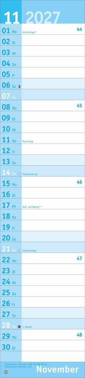 Produktbild: Basic Langplaner 2027