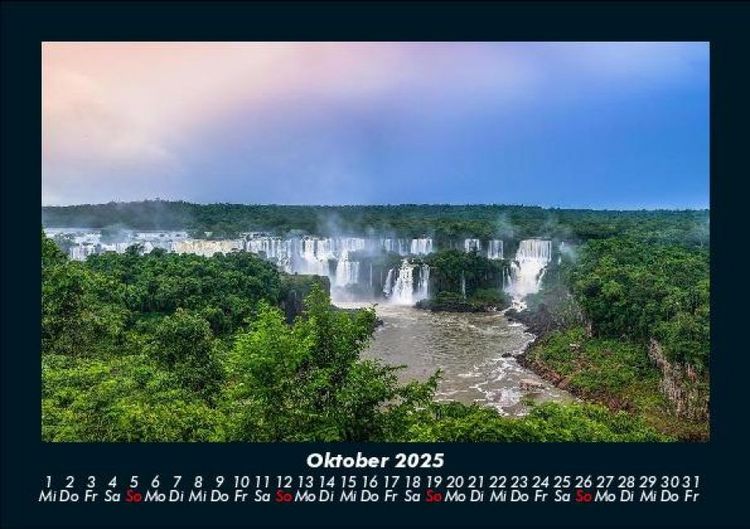Produktbild: Wasserf&auml;lle 2025 Fotokalender DIN A5