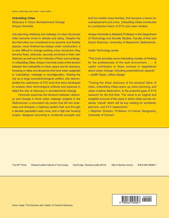 Produktbild: Unbuilding Cities