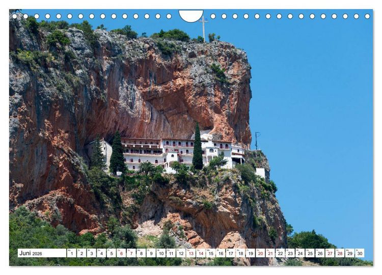 Produktbild: DER PELOPONNES (Wandkalender 2026 DIN A4 quer), CALVENDO Monatskalender