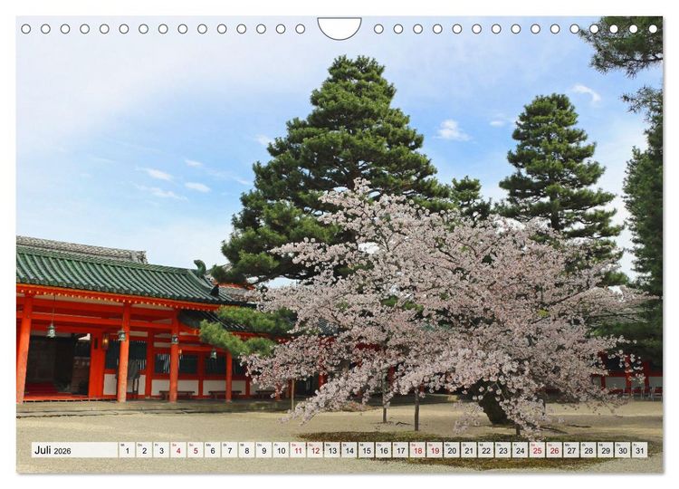 Produktbild: Japan das Land der aufgehenden Sonne (Wandkalender 2026 DIN A4 quer), CALVENDO Monatskalender