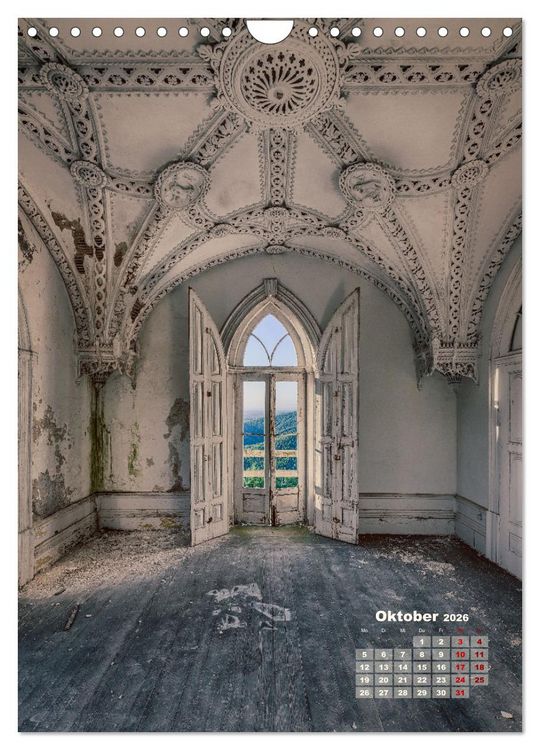 Produktbild: Lost Places - morbide Sch&ouml;nheiten (Wandkalender 2026 DIN A4 hoch), CALVENDO Monatskalender