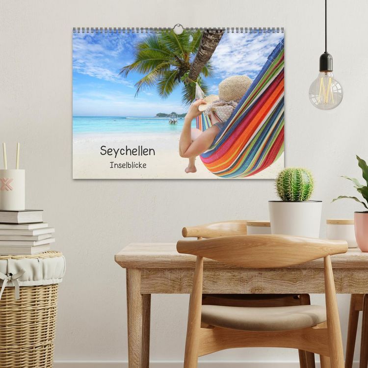 Produktbild: Seychellen Inselblicke (Wandkalender 2026 DIN A3 quer), CALVENDO Monatskalender
