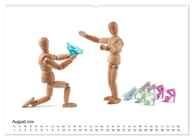 Produktbild: Und immer wieder mit Liebe (Wandkalender 2026 DIN A2 quer), CALVENDO Monatskalender