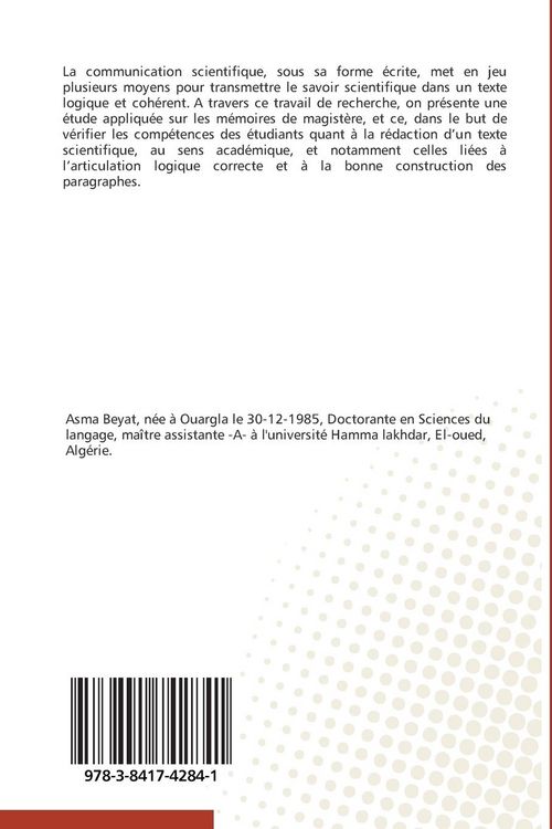 Produktbild: Intention de communication et articulation logique