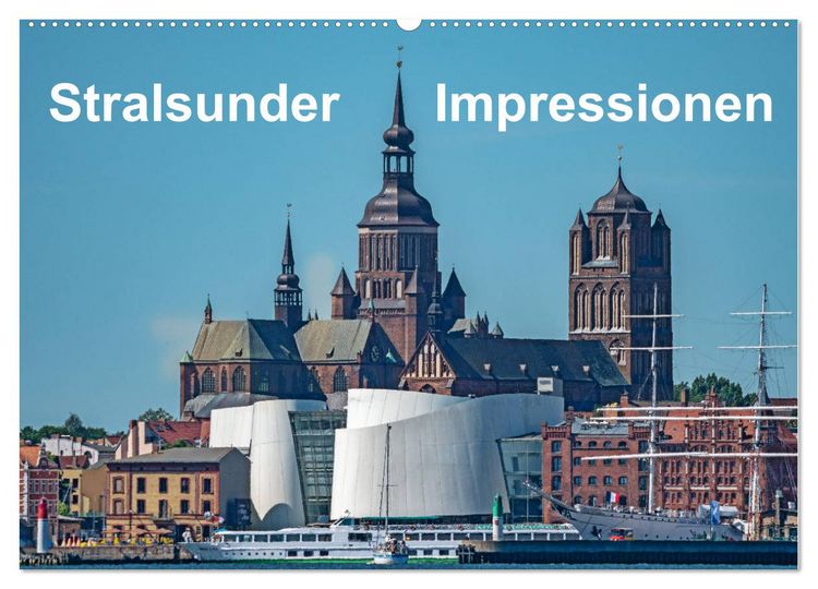 Produktbild: Stralsunder Impressionen (Wandkalender 2026 DIN A2 quer), CALVENDO Monatskalender