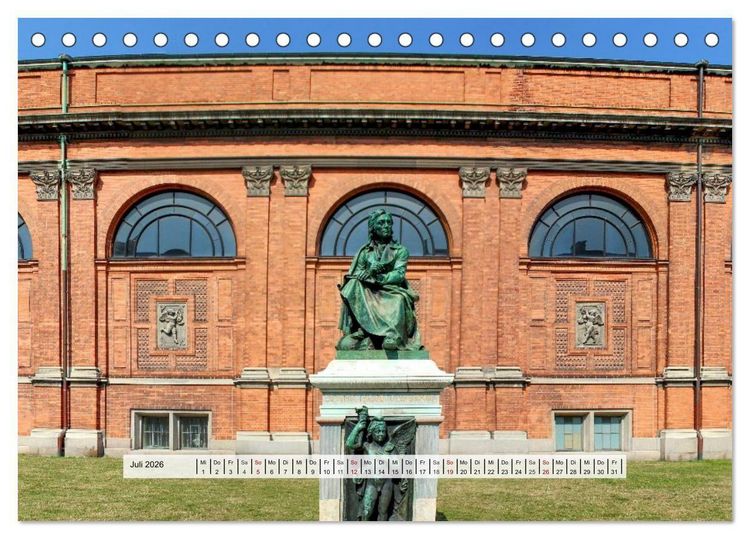 Produktbild: Kopenhagen &ndash; Wo Geschichte lebt (Tischkalender 2026 DIN A5 quer), CALVENDO Monatskalender