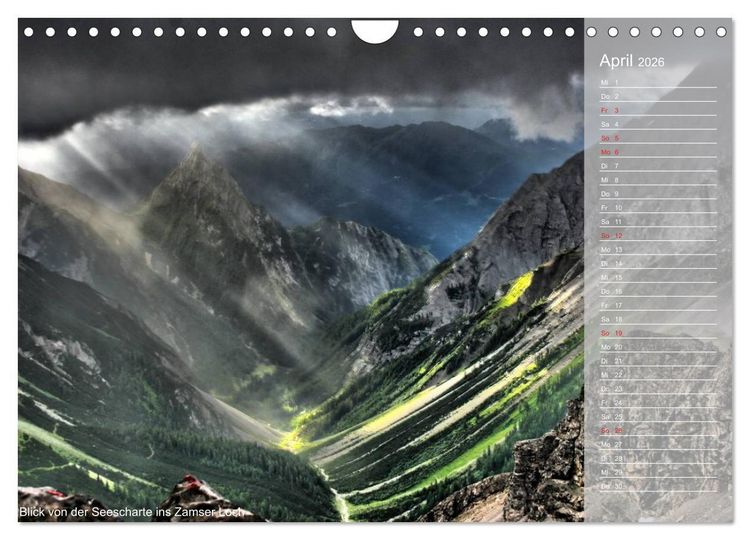 Produktbild: Alpen&uuml;berquerung (Wandkalender 2026 DIN A4 quer), CALVENDO Monatskalender