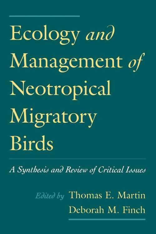 Produktbild: Ecology and Management of Neotropical Migratory Birds