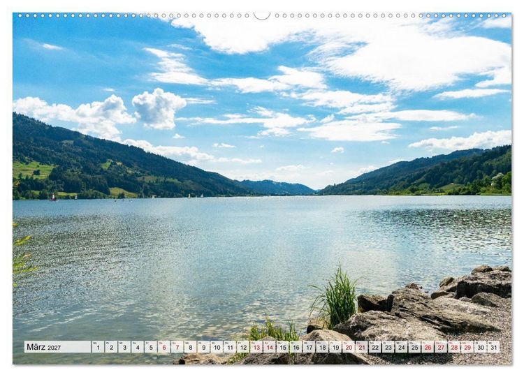 Produktbild: Urlaubsregion Bayern (Wandkalender 2027 DIN A2 quer), CALVENDO Monatskalender