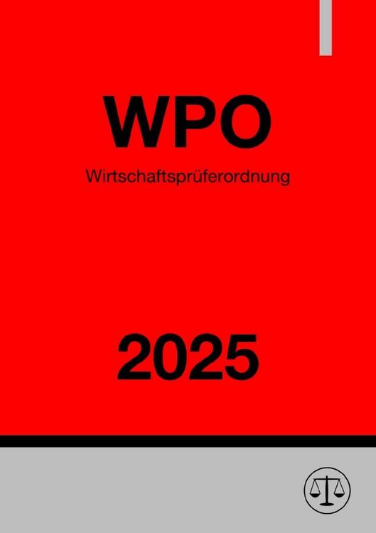 Produktbild: Wirtschaftspr&uuml;ferordnung - WPO 2025