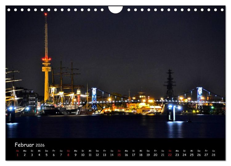 Produktbild: Wilhelmshaven (Wandkalender 2026 DIN A4 quer), CALVENDO Monatskalender