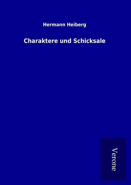 Produktbild: Charaktere und Schicksale