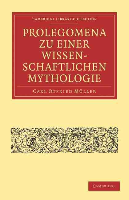 Produktbild: Prolegomena Zu Einer Wissenschaftlichen Mythologie