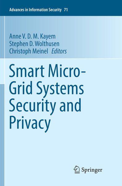 Produktbild: Smart Micro-Grid Systems Security and Privacy