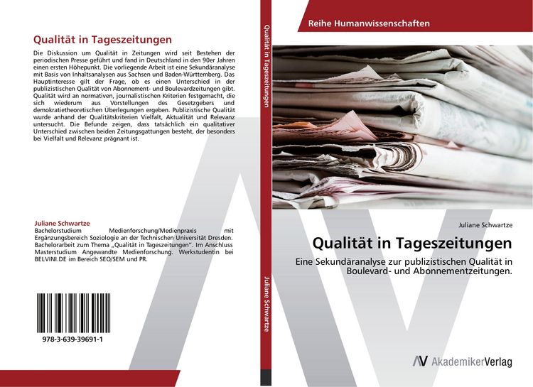 Produktbild: Qualit&auml;t in Tageszeitungen