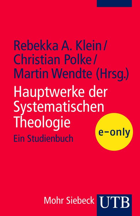 Produktbild: Hauptwerke der Systematischen Theologie