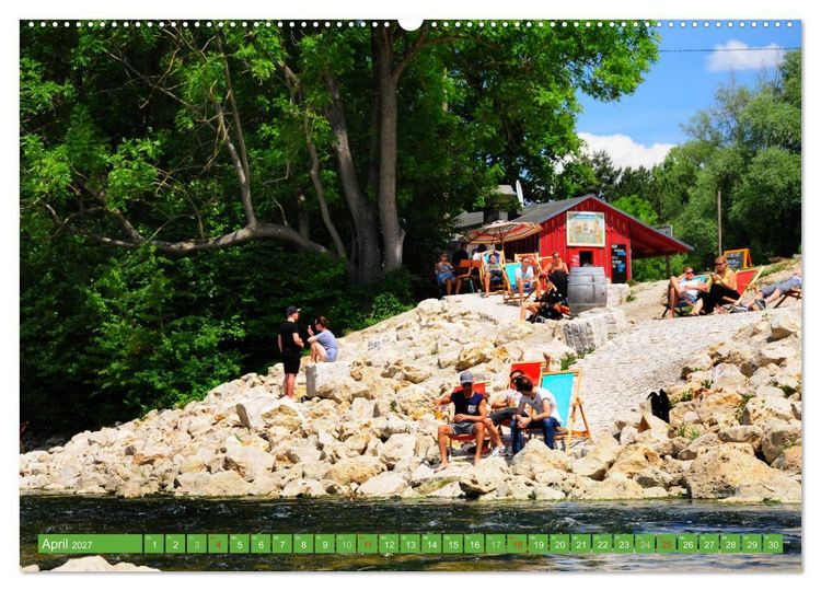 Produktbild: Augsburg und Umgebung (hochwertiger Premium Wandkalender 2027 DIN A2 quer), Kunstdruck in Hochglanz