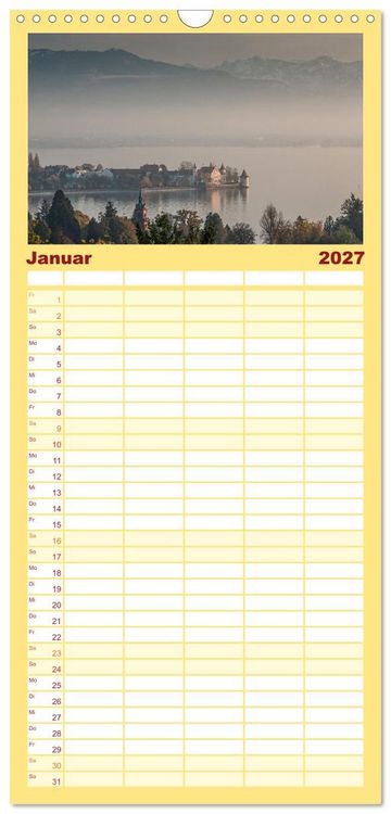 Produktbild: Familienplaner 2027 - Herbst rund um den Bodensee mit 5 Spalten (Wandkalender, 21 x 45 cm) CALVENDO