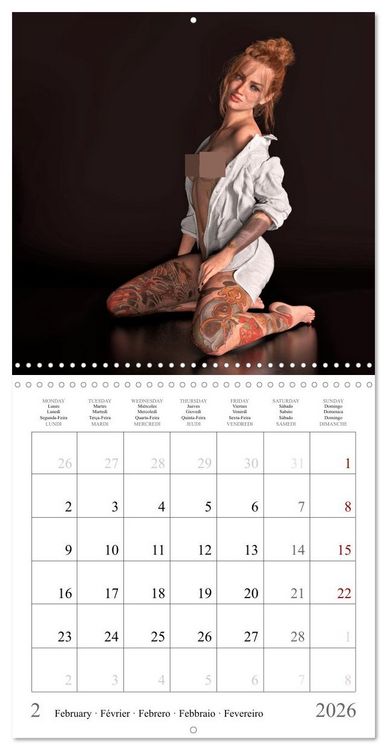 Produktbild: Tattoos on nice skin (Wall Calendar 2026 12 &times; 12 Inch) CALVENDO 12 Month Wall Calendar