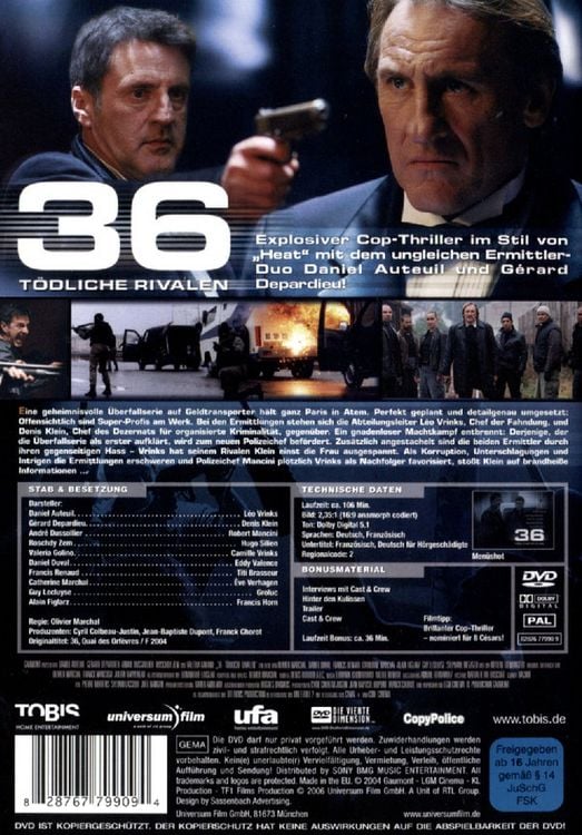 Produktbild: 36 - T&ouml;dliche Rivalen