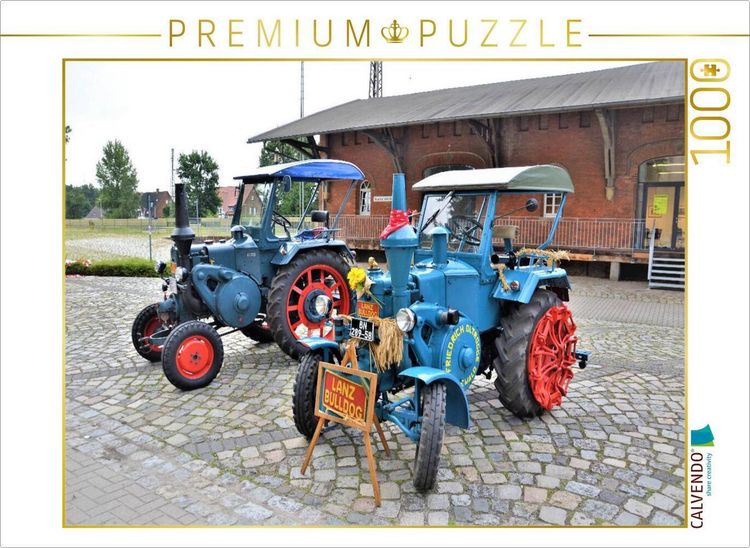 Produktbild: CALVENDO Puzzle 2 LANZ BULLDOG - D3506 A | 1000 Teile Lege-Gr&ouml;&szlig;e 64x48cm Foto-Puzzle f&uuml;r gl&uuml;ckliche Stunden