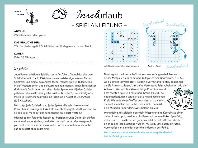Produktbild: Der gro&szlig;e Spieleblock. Spielspa&szlig; f&uuml;r Gro&szlig; und Klein