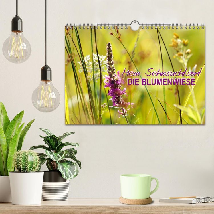 Produktbild: Mein Sehnsuchtsort, die Blumenwiese (Wandkalender 2026 DIN A4 quer), CALVENDO Monatskalender