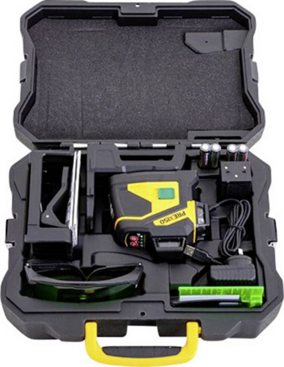 Produktbild: Prexiso PLC3-360G 360&deg;-Linienlaser gr&uuml;ner Laser, inkl. 360&deg; Laser, inkl. Akku, inkl. Box Reichweite (max.): 60 m