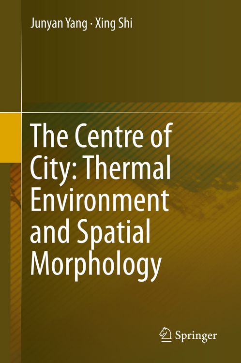 Produktbild: The Centre of City: Thermal Environment and Spatial Morphology