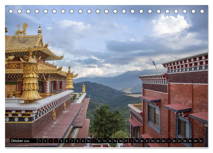 Produktbild: Lichtmomente - Eine Reise durch Nepal (Tischkalender 2026 DIN A5 quer), CALVENDO Monatskalender