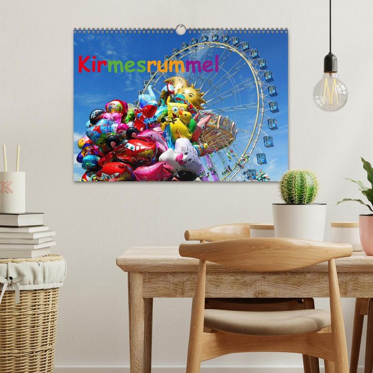 Produktbild: Kirmesrummel (Wandkalender 2026 DIN A3 quer), CALVENDO Monatskalender