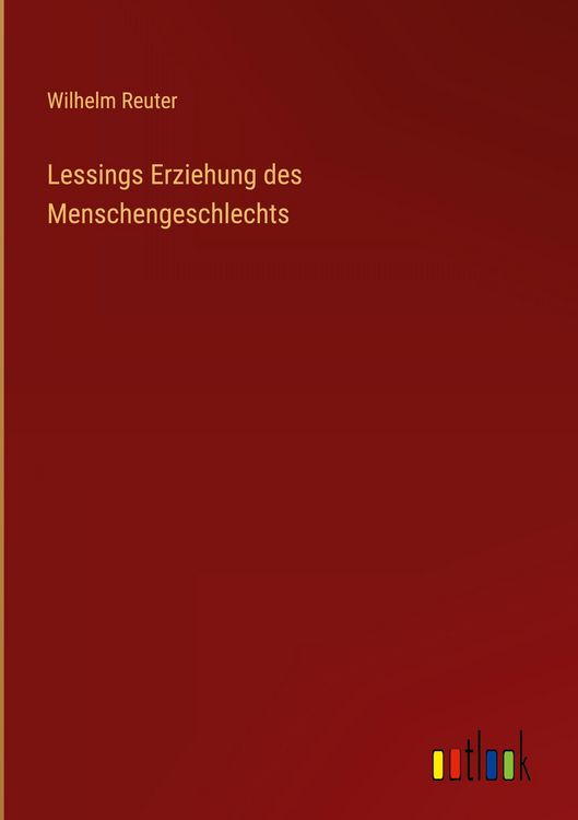 Produktbild: Lessings Erziehung des Menschengeschlechts