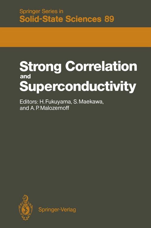 Produktbild: Strong Correlation and Superconductivity