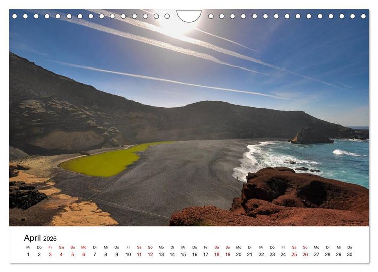 Produktbild: Lanzarote - Die Farben der Natur (Wandkalender 2026 DIN A4 quer), CALVENDO Monatskalender