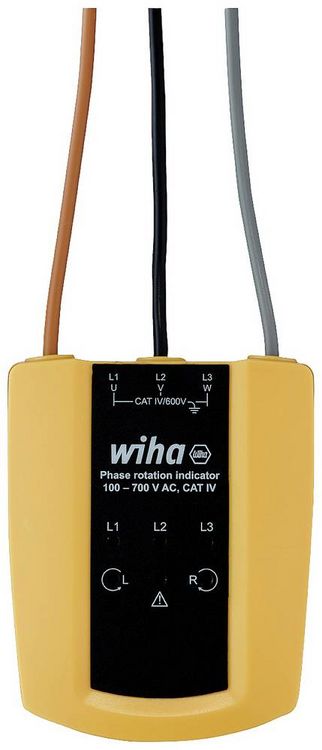 Produktbild: Wiha 45221 Drehfeldtester CAT III 1000 V, CAT IV 600V