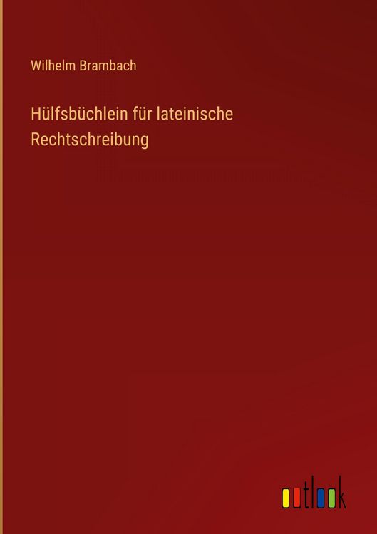 Produktbild: H&uuml;lfsb&uuml;chlein f&uuml;r lateinische Rechtschreibung