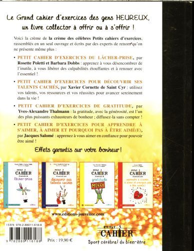 Produktbild: Le grand cahier d'exercices des gens heureux