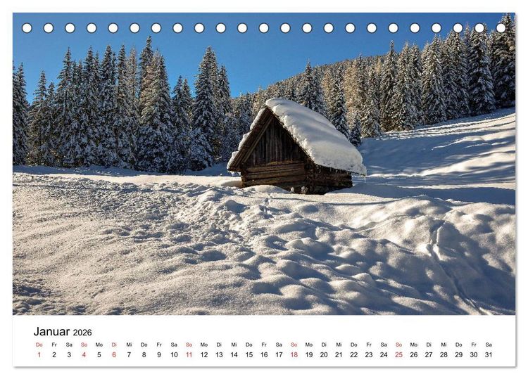 Produktbild: Herrliche Berglandschaften - Impressionen aus &Ouml;sterreich und Bayern (Tischkalender 2026 DIN A5 quer), CALVENDO Monatskalender