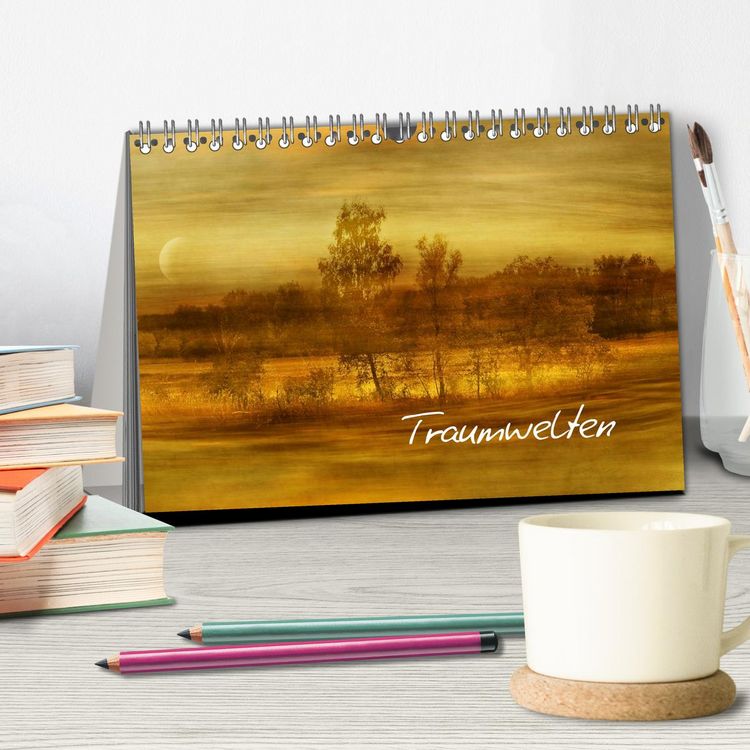 Produktbild: Traumwelten (Tischkalender 2026 DIN A5 quer), CALVENDO Monatskalender
