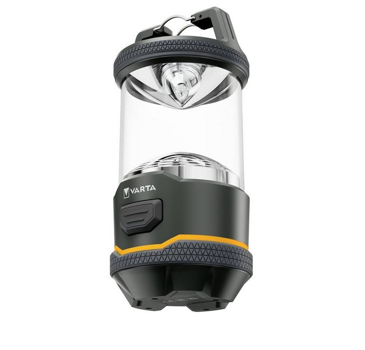 Produktbild: Varta 16550101111 Outdoor-Sportlaterne L10 4AA ohne Batterien LED Camping-Laterne 170 lm batteriebetrieben 262 g Schwarz, Gelb