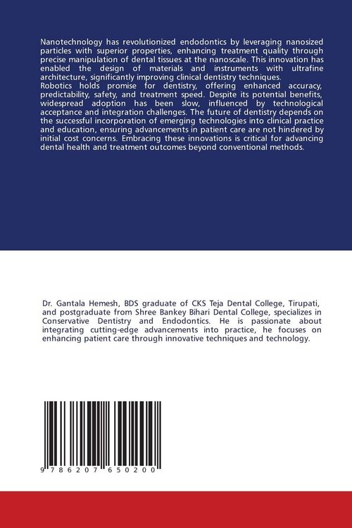Produktbild: Nanotechnology and Nanorobotics in Dentistry