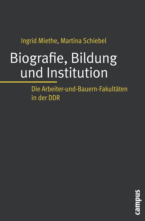 Produktbild: Biografie, Bildung und Institution