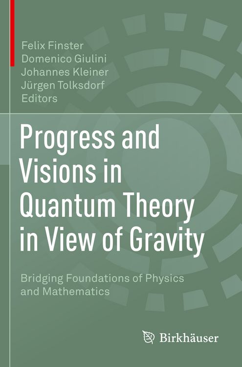 Produktbild: Progress and Visions in Quantum Theory in View of Gravity
