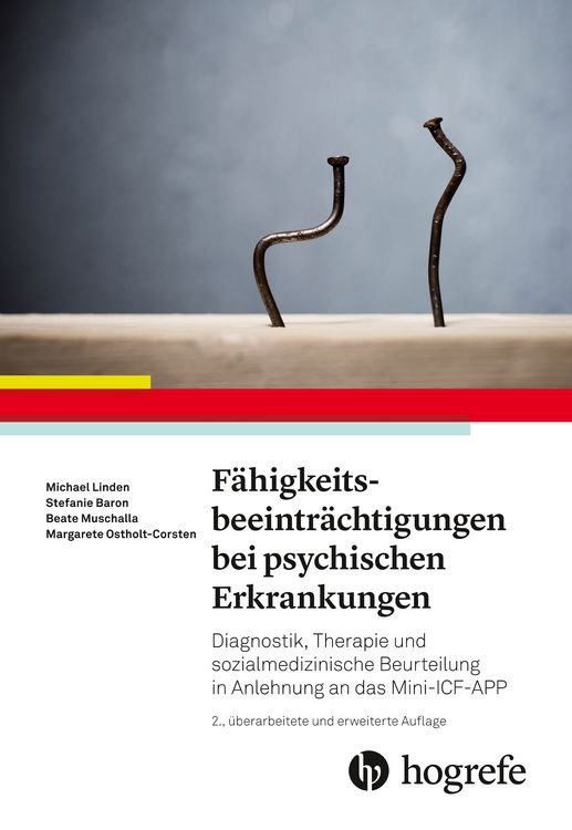 Produktbild: F&auml;higkeitsbeeintr&auml;chtigungen bei psychischen Erkrankungen
