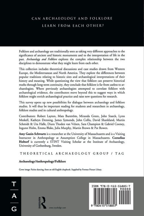 Produktbild: Archaeology and Folklore