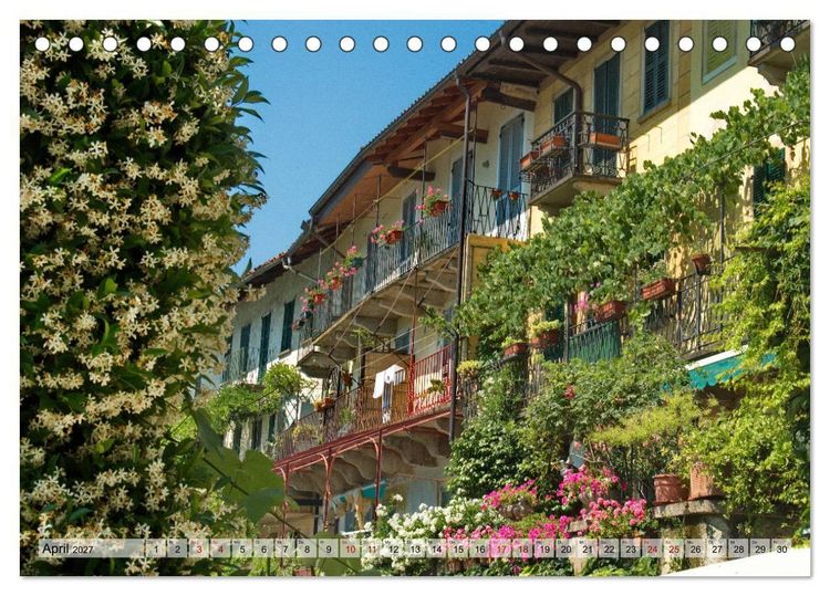 Produktbild: Isola dei Pescatori im Lago Maggiore (Tischkalender 2027 DIN A5 quer), CALVENDO Monatskalender